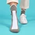 Leg Eater Shark Socks For Women — Front instep
