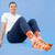 AI-generated styling image of Hold My Nuts Squirrel Socks — on a model