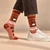 Hold My Nuts Squirrel Socks — On foot, men