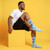 AI-generated styling image of Blow Me Socks For Men — on a model