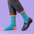 AI-generated styling image of I Love My Asshole Kids Teal — worn, with shoes