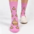 Pink Middle Finger — Front instep