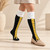 Knee High Chicken Leg Socks For Women — On foot, women