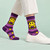 Go Fuck Yourself Crew Socks For Women — On foot, women