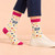 Try Me Bitch Socks For Women — On foot, women