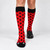 Ladybug Knee-High Socks for Women — Front Instep