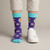 Colorado Flower Womens Crew Socks | Sock Em' Sock Emporium — Front Instep
