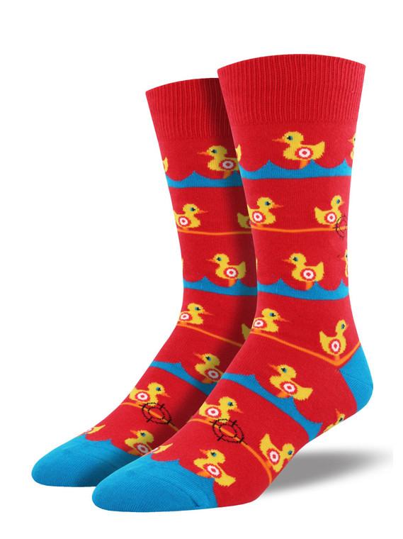 Carnival Game Rubber Duck Socks For Men