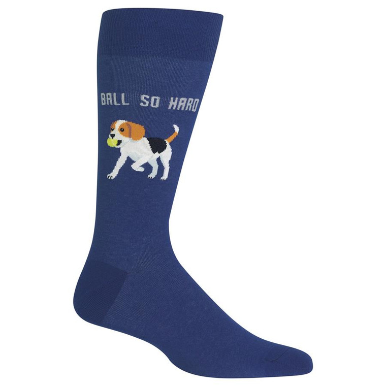 Ball So Hard Dog Socks For Men