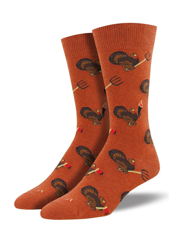 Revenge Of The Turkeys Thanksgiving Socks For Men