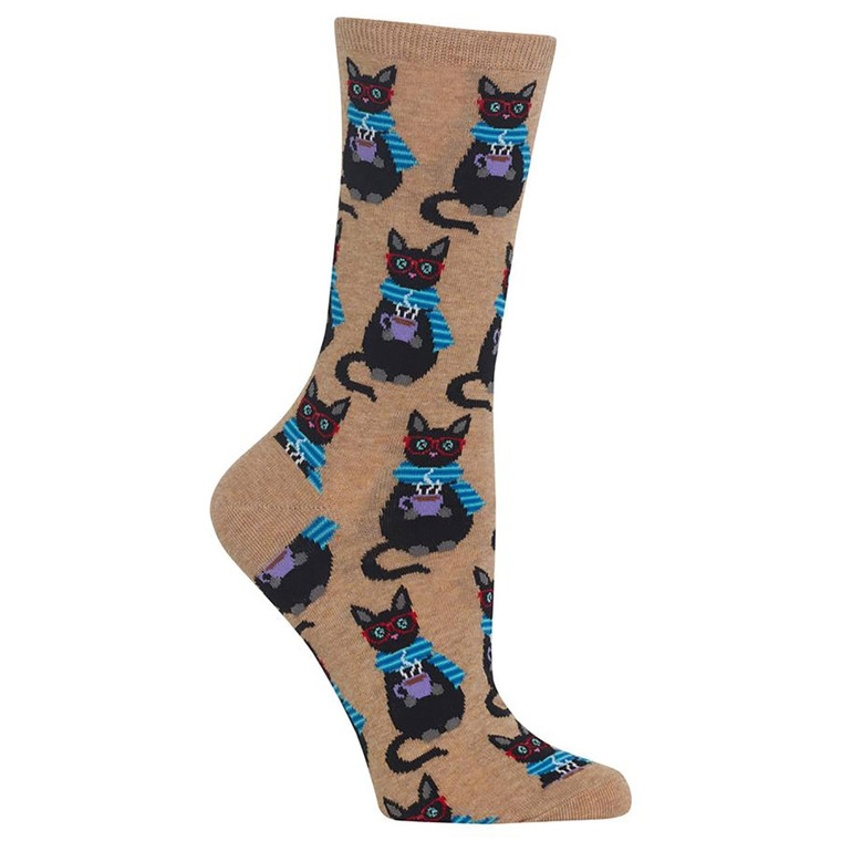 Coffee Cat Socks For Women