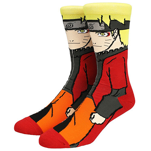 Naruto Sage 360 Character Crew Socks