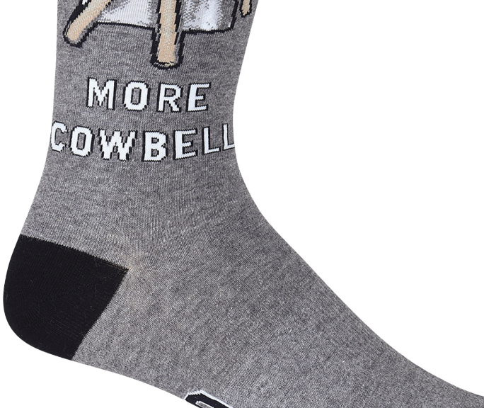 More Cowbell Socks For Men