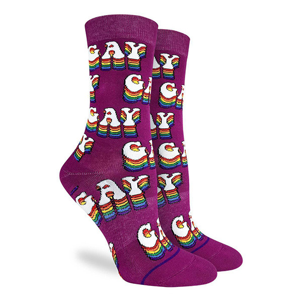 Gay Bubble Letter Socks For Men