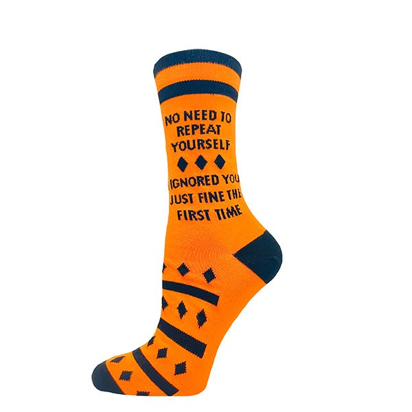 No Need To Repeat Yourself Socks For Men