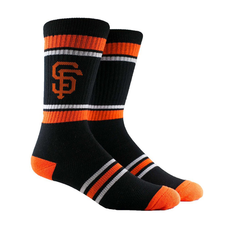 San Francisco Giants Striped Crew Socks