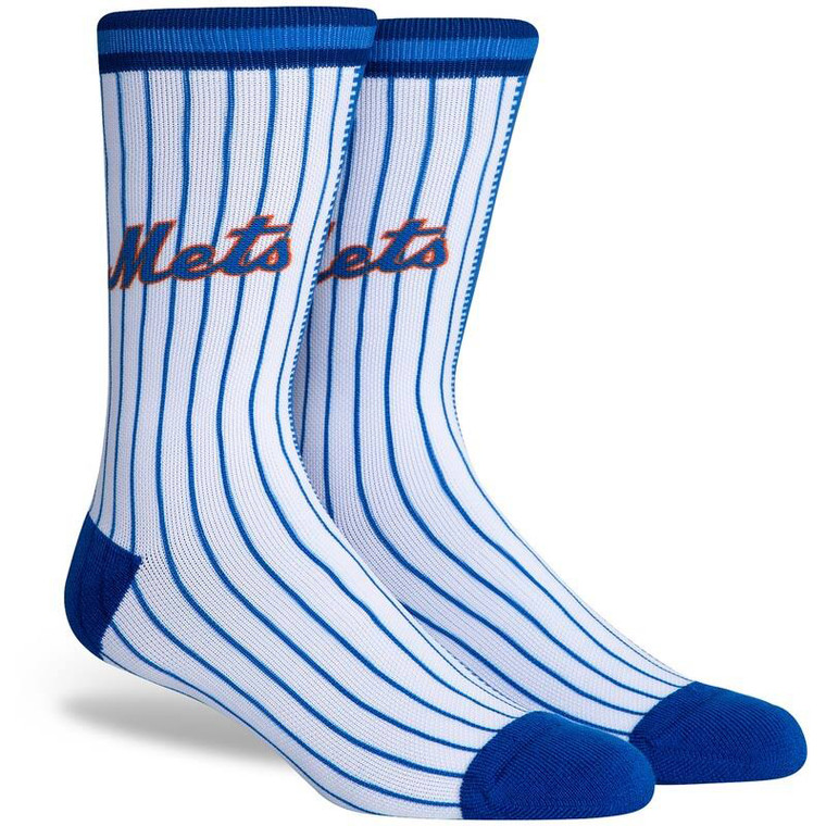 New York Mets Split Crew Socks