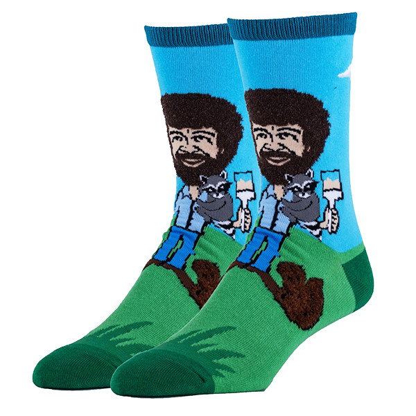 Let's Paint Bob Ross Socks For Men