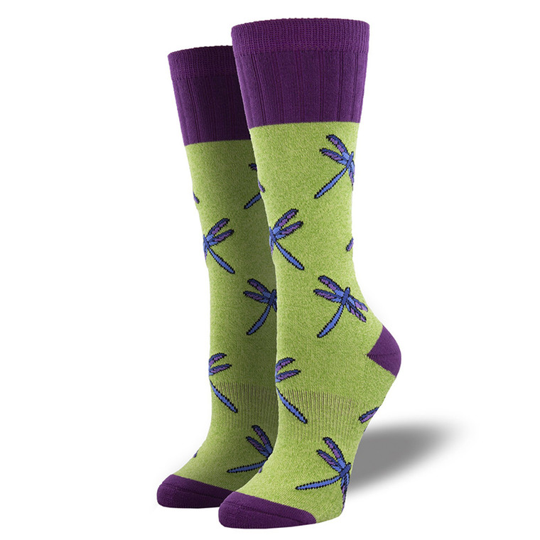 Dragonflies Knee High Socks For Women