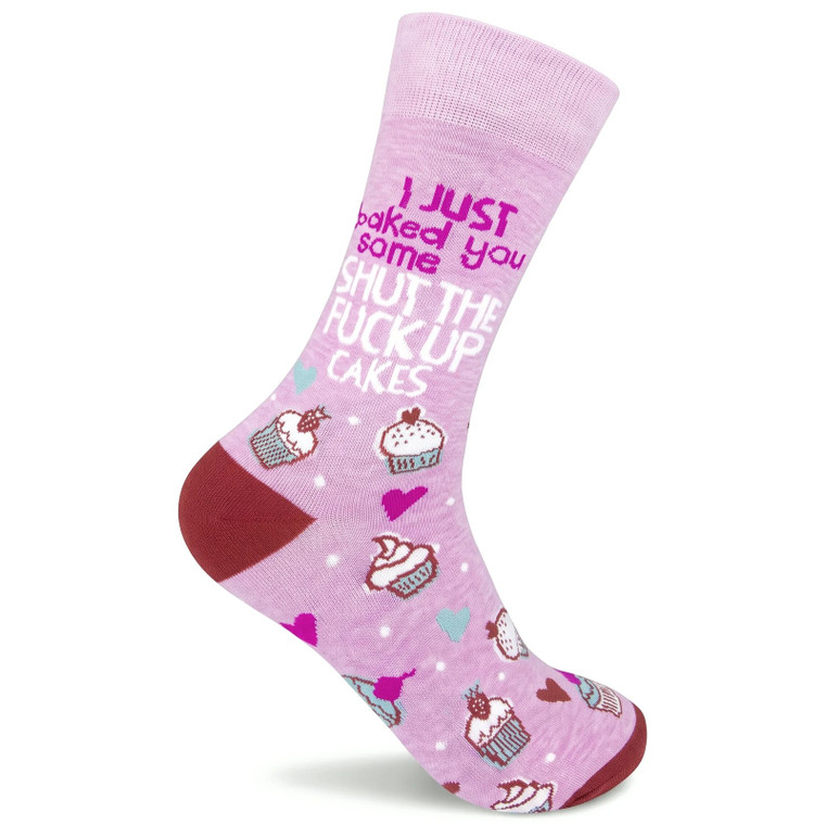 Shut The Fuck Up Cakes Socks For Women