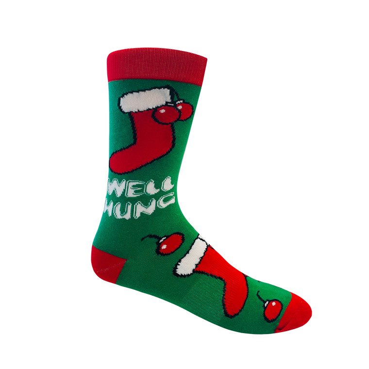 Well Hung Christmas Socks