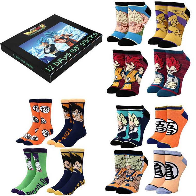Dragon Ball Z 12 Days Of Socks