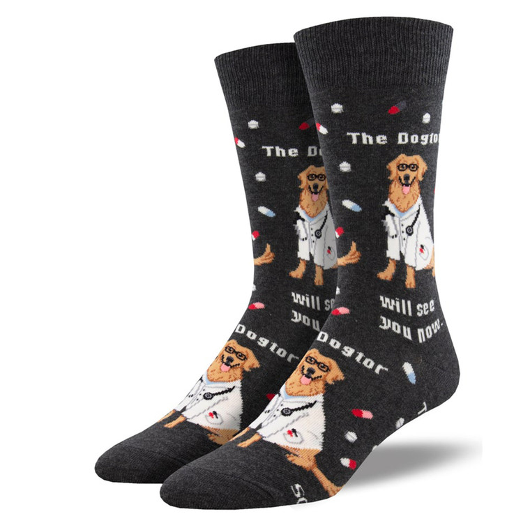 The Dogtor Will See You Now Socks For Men