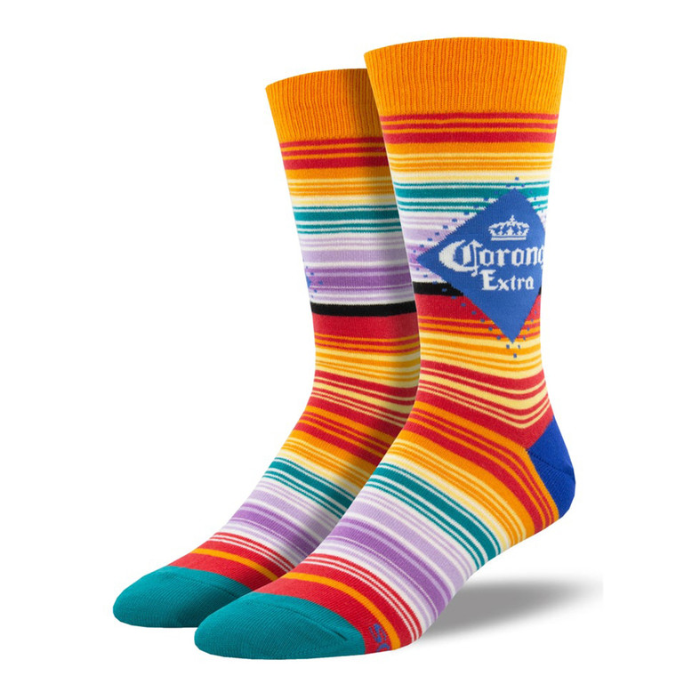 Striped Corona Socks For Men