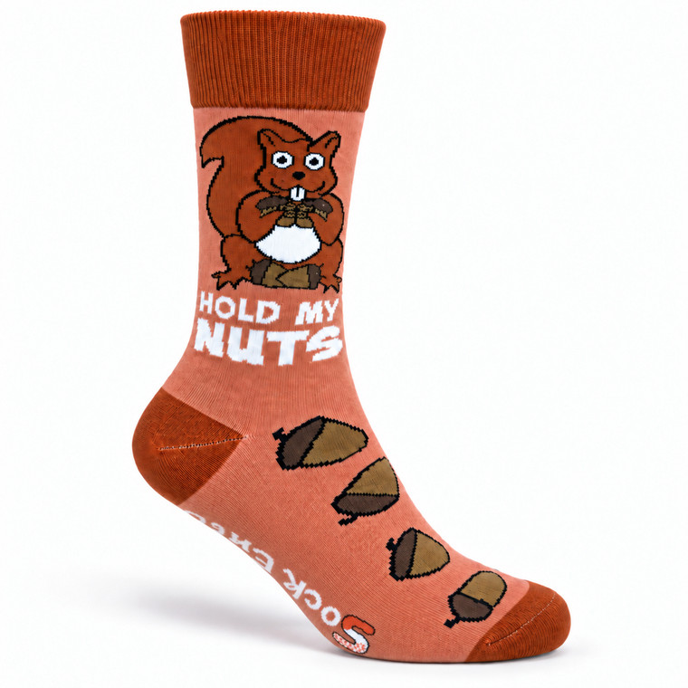 Hold My Nuts Squirrel Socks