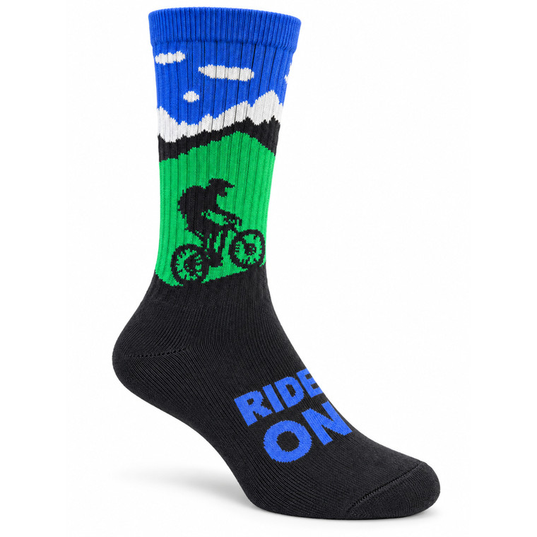 Mountain Bike Scene Socks For Men