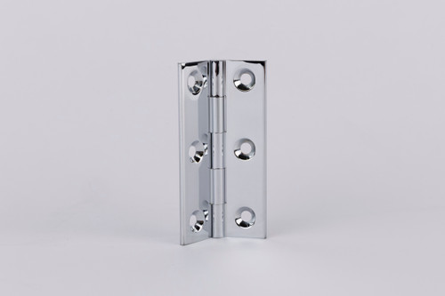 Hinge chrome brassed butt  2 1/2" X 1 3/8"