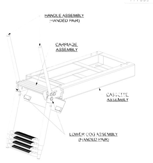 Ladder Retractable 4 Rung