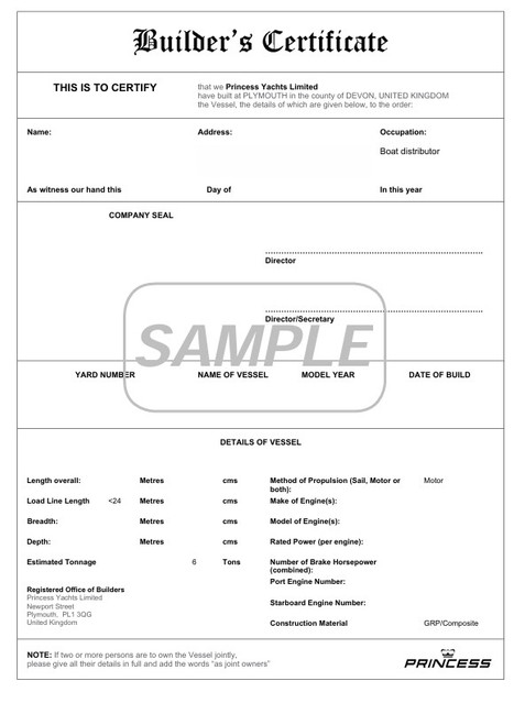 CERTIFICATE HARD COPY GENERAL