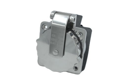 Inlet 63Amp shore Inlet S/S