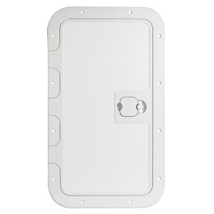Hatch anti slip white 350x600mm