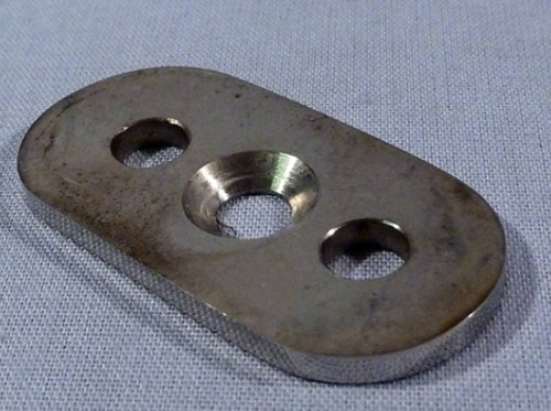 Plate dodger 3 hole stainless