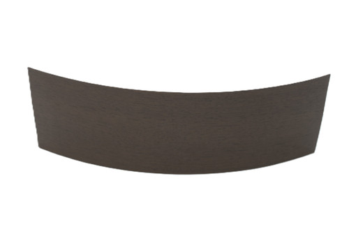 Edge tape Walnut gloss 0.6mm 100mm wide per mt