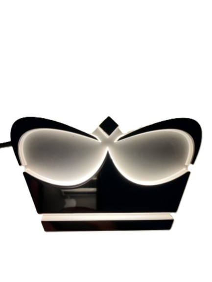 Crown Logo 24v DC 70mm Warm white Illuminated