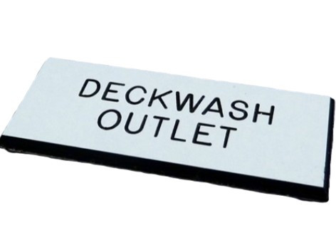 Tally Deckwash Outlet
