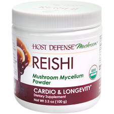 Organic, Reishi Mushroom Mycelium Powder (66 Servings)
