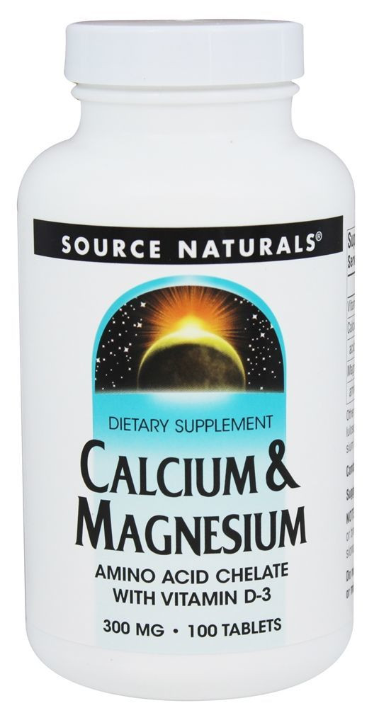 Calcium and Magnesium Chelate, Source Naturals