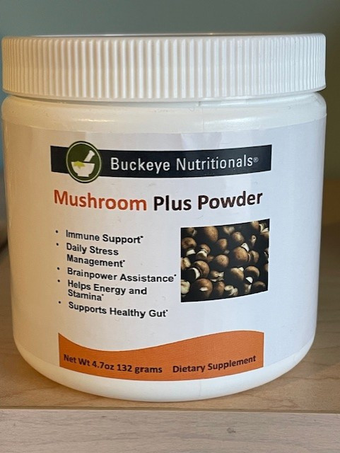 Mushroom Plus Powder 5oz, Buckeye Nutritionals