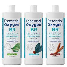 Organic Mouthwash +Brushing Rinse 16oz, Essential Oxygen