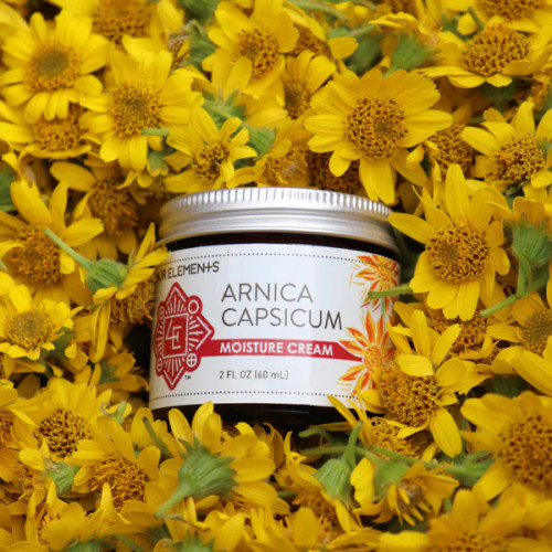 Arnica Capsicum Muscle and Joint Cream - 2 oz, Four Elements Herbals