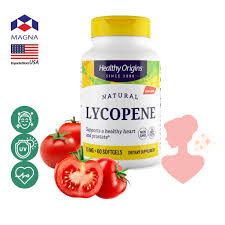 Natural Lycopene 15mg 60 softgels, Healthy Origins