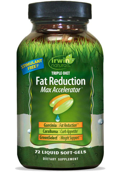 Triple Diet Fat Reduction Max Accelerator 72 Liquid Soft-Gels, Irwin Naturals