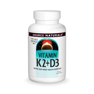 Vitamin K2+D3, Bone & Heart Health Support - 60 Tablets