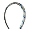 3/8" - Wire-to-Rope Halyard w/ 1/8" Wire Diameter (Blue Tracer)