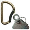 Mod. D Carabiner + Aluminum Mini Rope Grab Bundle