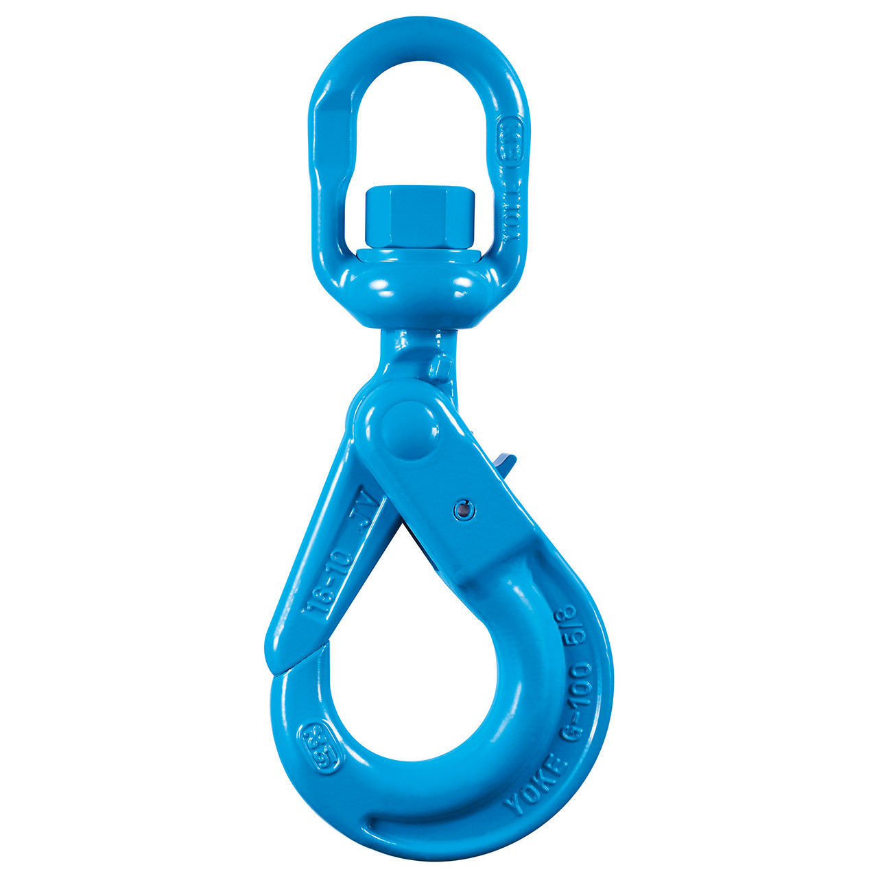 2.5T - Grade 100 Swivel Self-Locking Hook by U.S. Rigging X-027-07